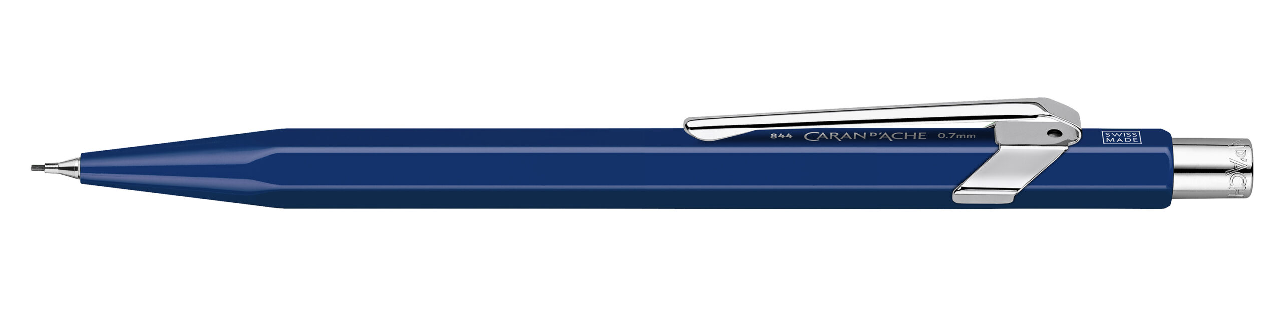 Caran D'Ache 849 Classic Line – Penna Stilografica In Alluminio Bianco – Pennino In Acciaio F – Made In Switzerland