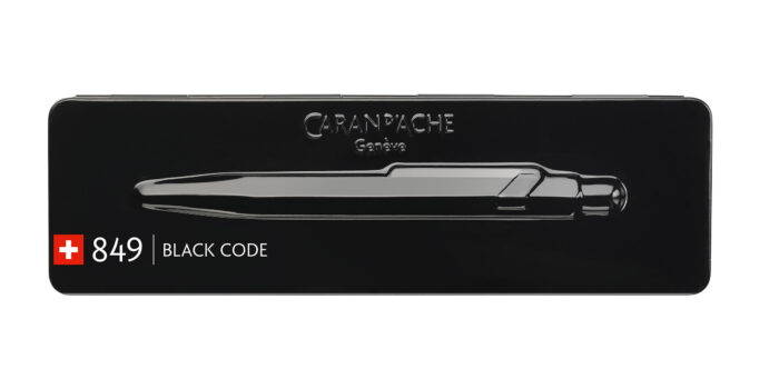 CARAN D'ACHE 849 BLACK CODE Balpen met doos - Afbeelding 3