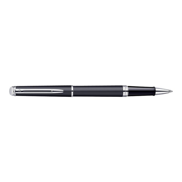 WATERMAN Hémisphère Mat Zwart Rollerball met Chromen Details - Afbeelding 2