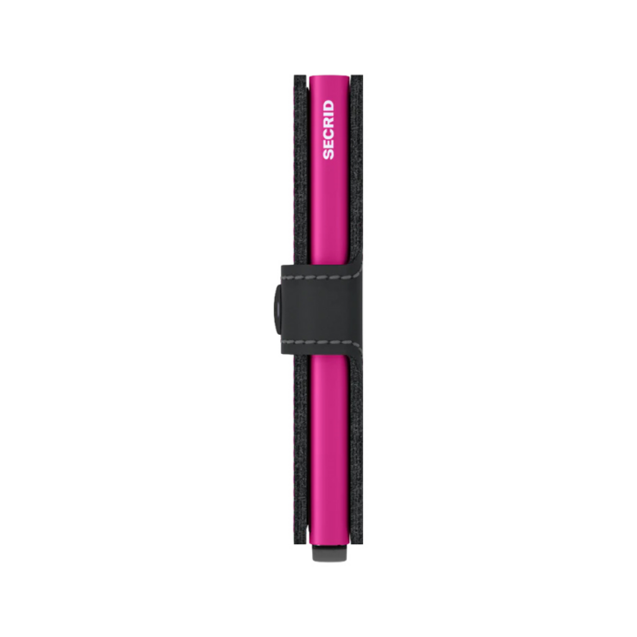 SECRID Miniwallet Matte Black & Fuchsia - Afbeelding 2