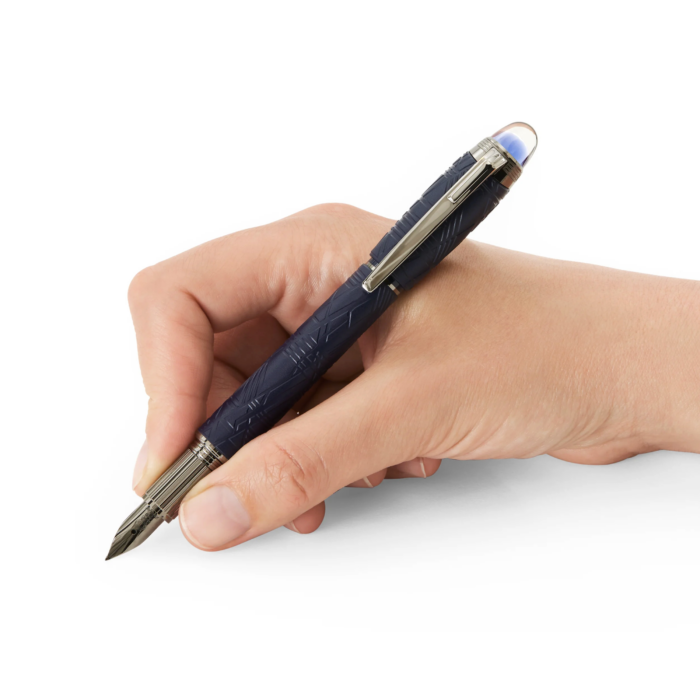 MONTBLANC StarWalker SpaceBlue Vulpen Medium Penpunt - Afbeelding 2