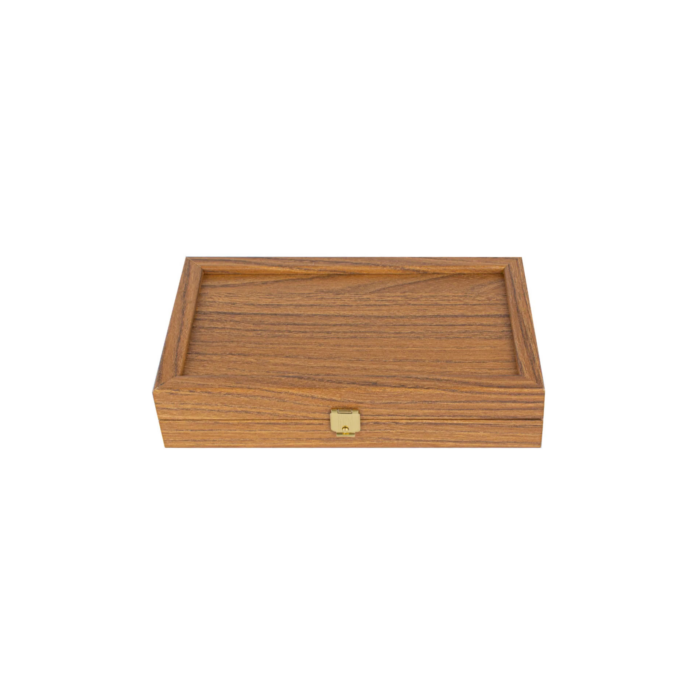 MANOPOULOS Walnoot Replica Hout Backgammon, Extra-Klein - Afbeelding 5