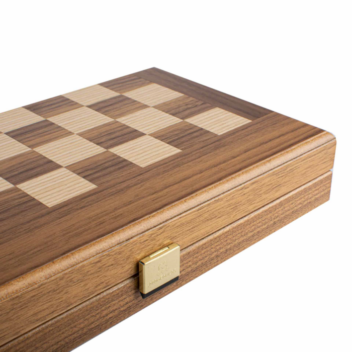 MANOPOULOS Walnoot Schaken & Backgammon, Medium - Afbeelding 7
