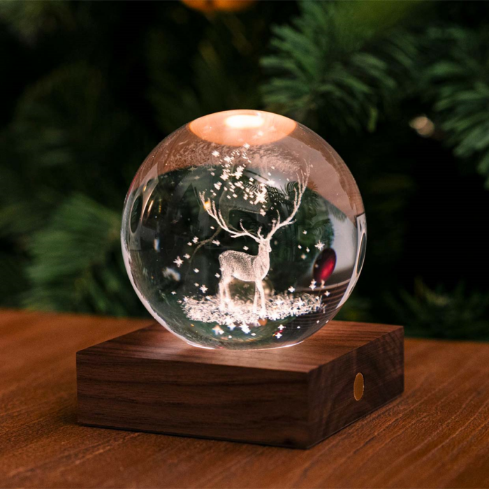 GINGKO DESIGN Amber Crystal Light, Stag - Afbeelding 2
