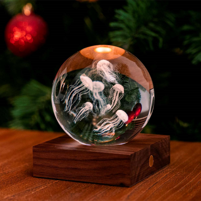 GINGKO DESIGN Amber Crystal Light, Jelly Fish - Afbeelding 2