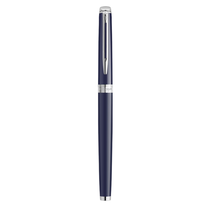 WATERMAN Hémisphère Blauwe Rollerbal Met Chromen Details - Afbeelding 2