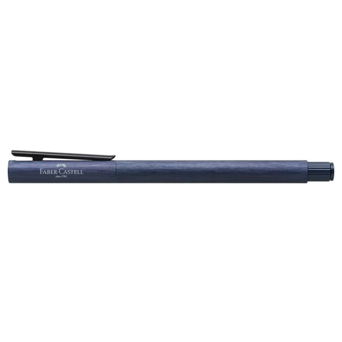 FABER-CASTELL Neo Slim Aluminium Donkerblauw Rollerbal - Afbeelding 4