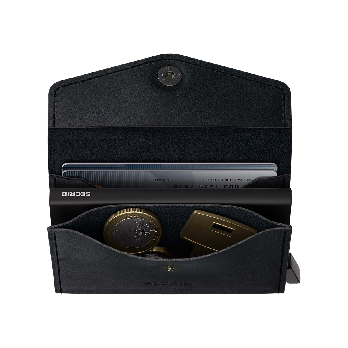 SECRID Enveloppe Wallet Vintage, Zwart - Afbeelding 4