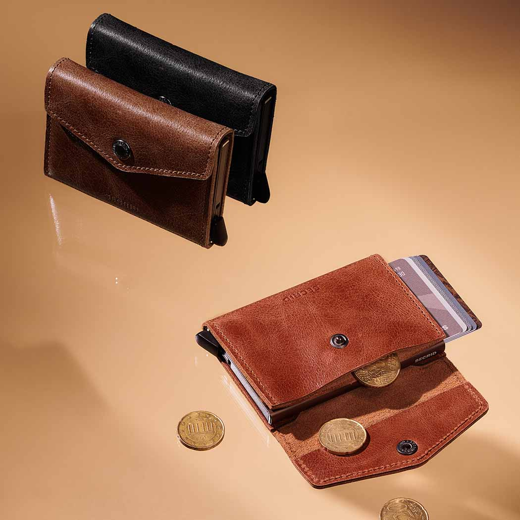 SECRID Enveloppe Wallet Vintage, Cognac - Afbeelding 7