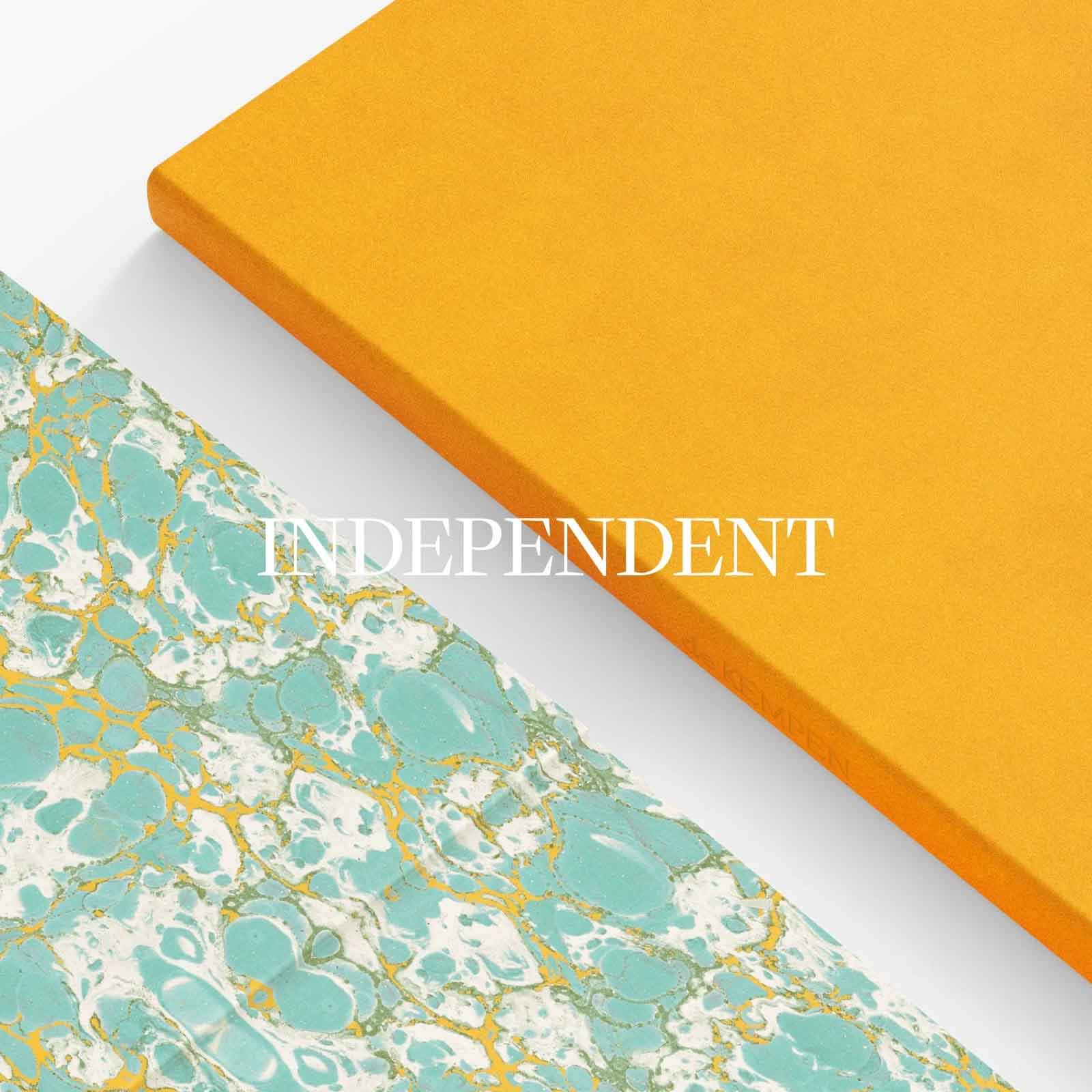 DE KEMPEN Collector Geel Independent Large Notitieboek, Gelijnd - Afbeelding 3