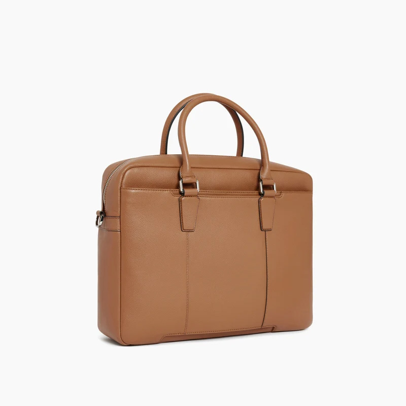 LE TANNEUR 15" Documententas Van Generfd Leer, Bruin Tan - Afbeelding 4