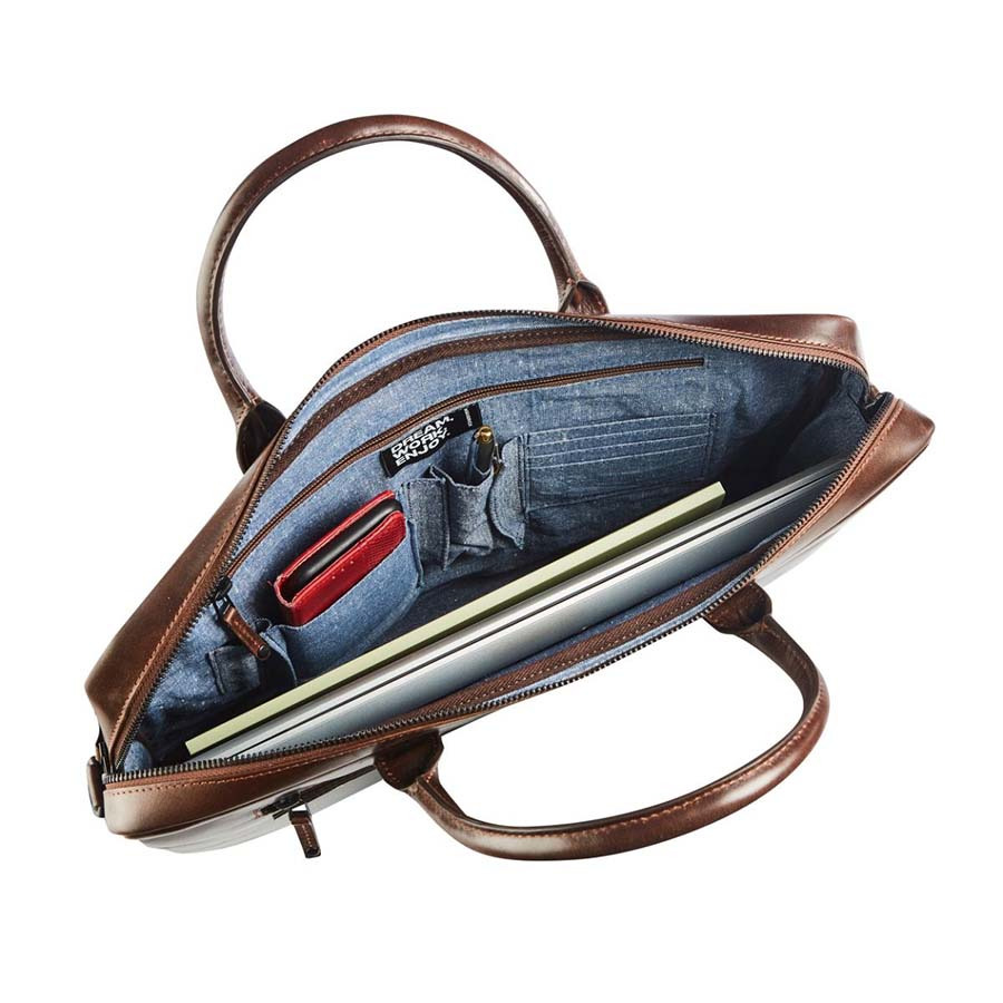 MAVERICK The Original, Leren Businesstas 17" - Afbeelding 2