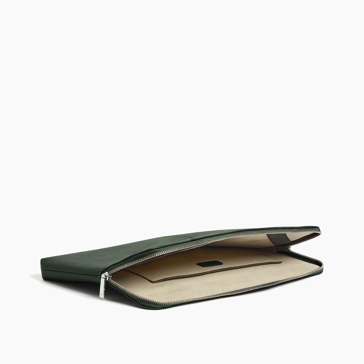 LE TANNEUR 14" Laptophoes Van Generfd Leer, Malachit - Afbeelding 3