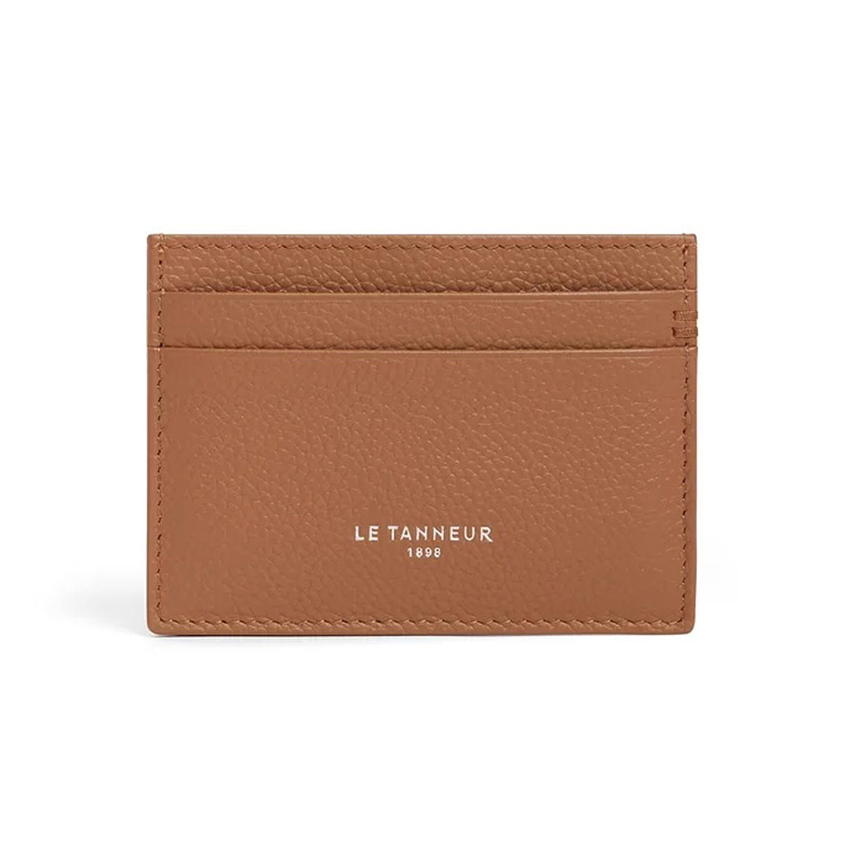 LE TANNEUR Kaarthouder 4cc Van Generfd Leer, Tan