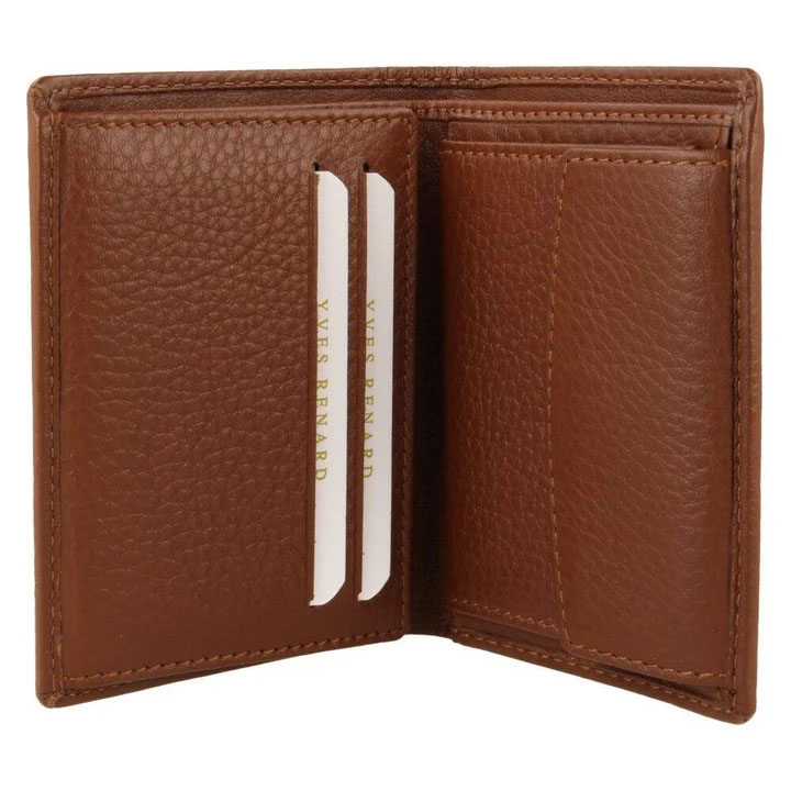 YVES RENARD RFID-Kaarthouder Van Leer, 5cc, Cognac - Afbeelding 2