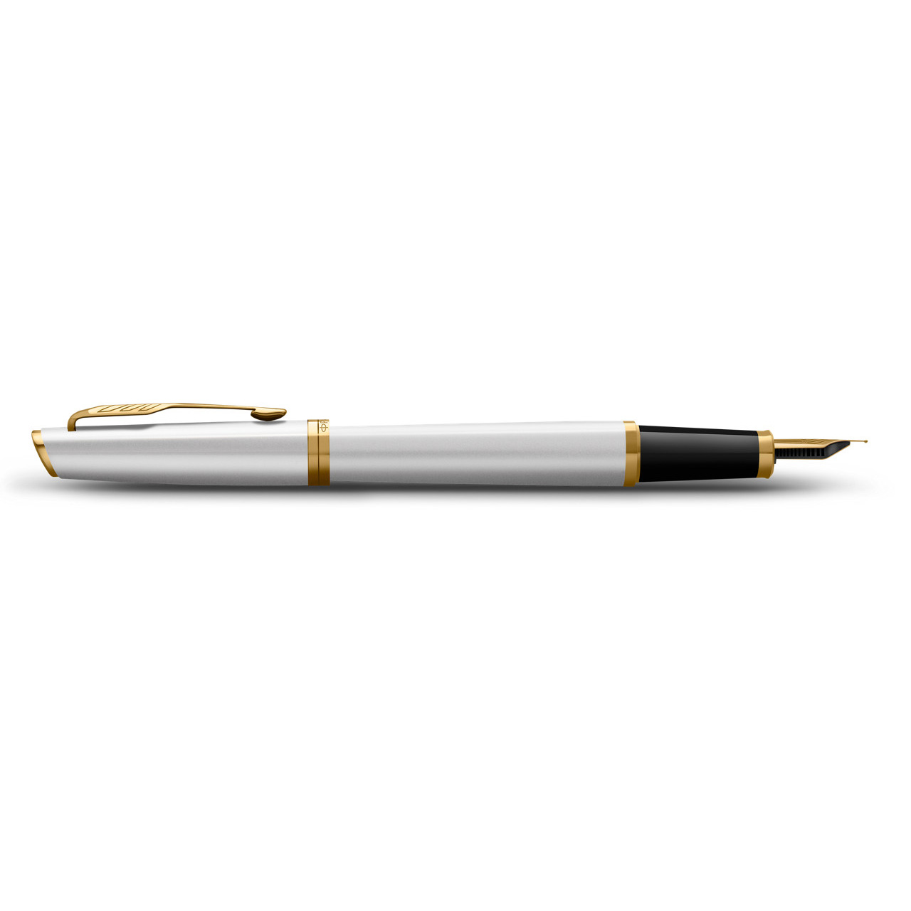 PARKER Meridian Vulpen, Verchroomd Met Gouden Details, Fijne Penpunt - Afbeelding 6