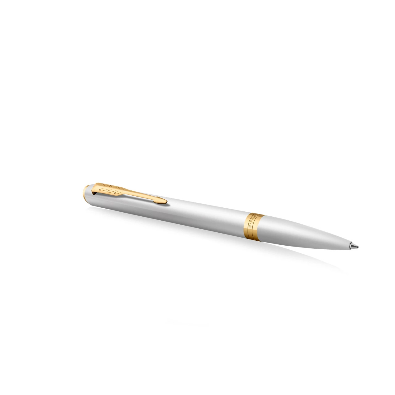 PARKER Meridian Balpen, Verchroomd Met Gouden Details - Afbeelding 4