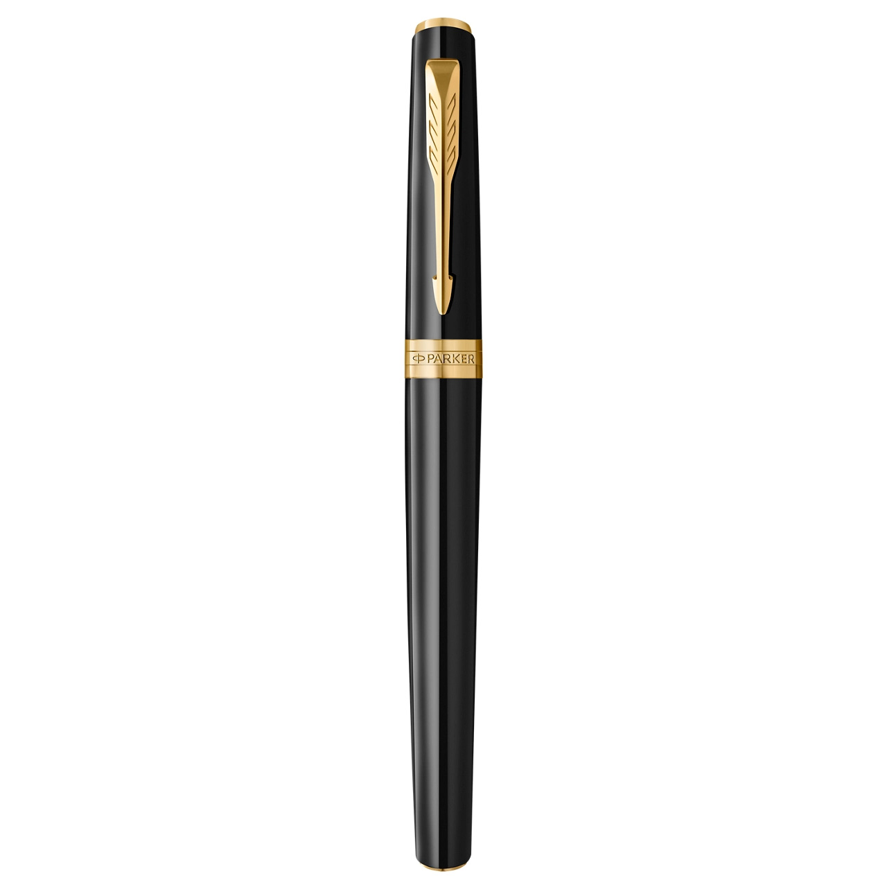 PARKER Meridian Vulpen, Zwart Met Gouden Details, Fijne Penpunt - Afbeelding 3