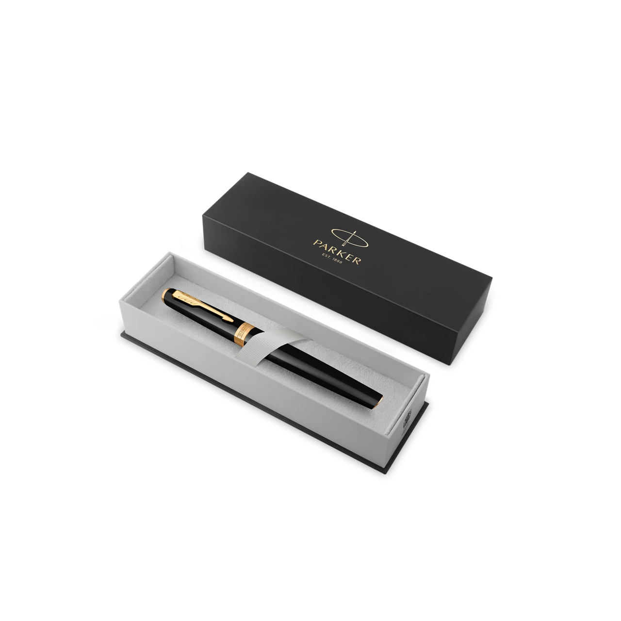 PARKER Meridian Vulpen, Zwart Met Gouden Details, Fijne Penpunt - Afbeelding 4