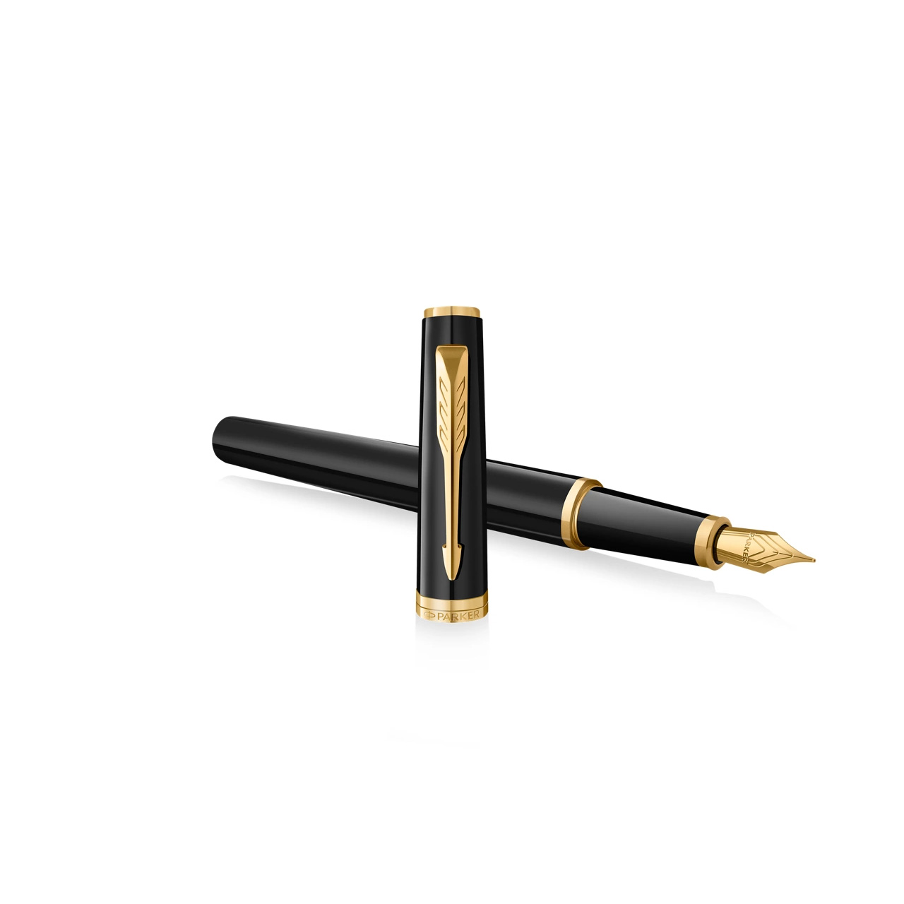 PARKER Meridian Vulpen, Zwart Met Gouden Details, Fijne Penpunt - Afbeelding 5