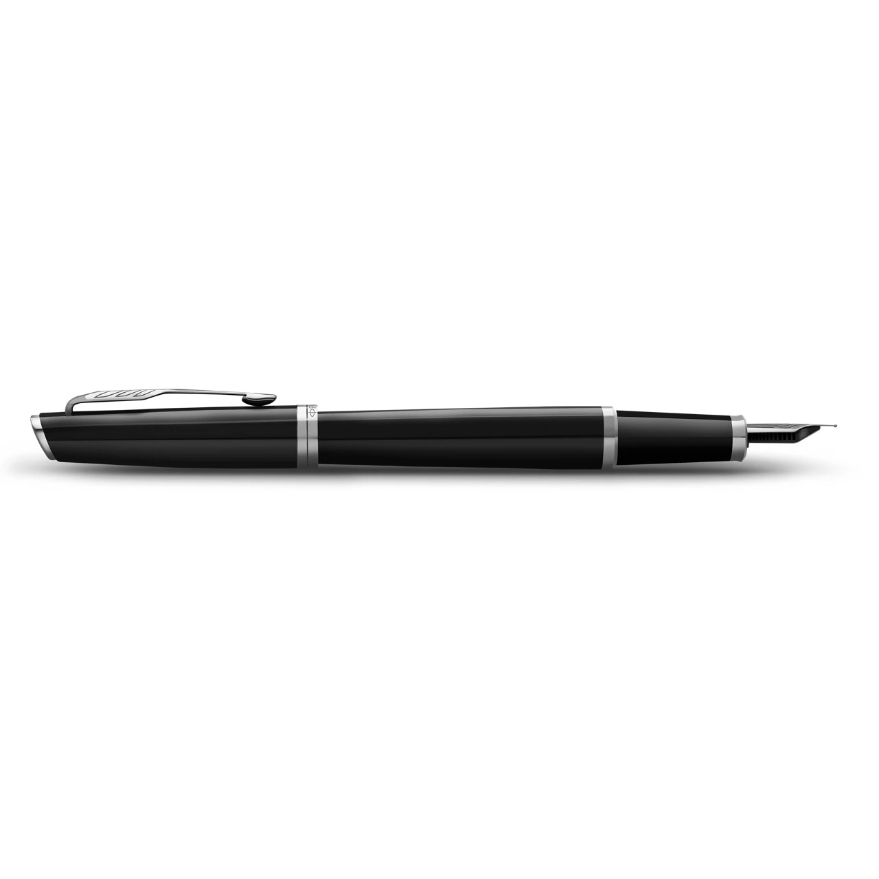 PARKER Meridian Vulpen, Zwart Met Verchroomde Details, Medium Penpunt - Afbeelding 7