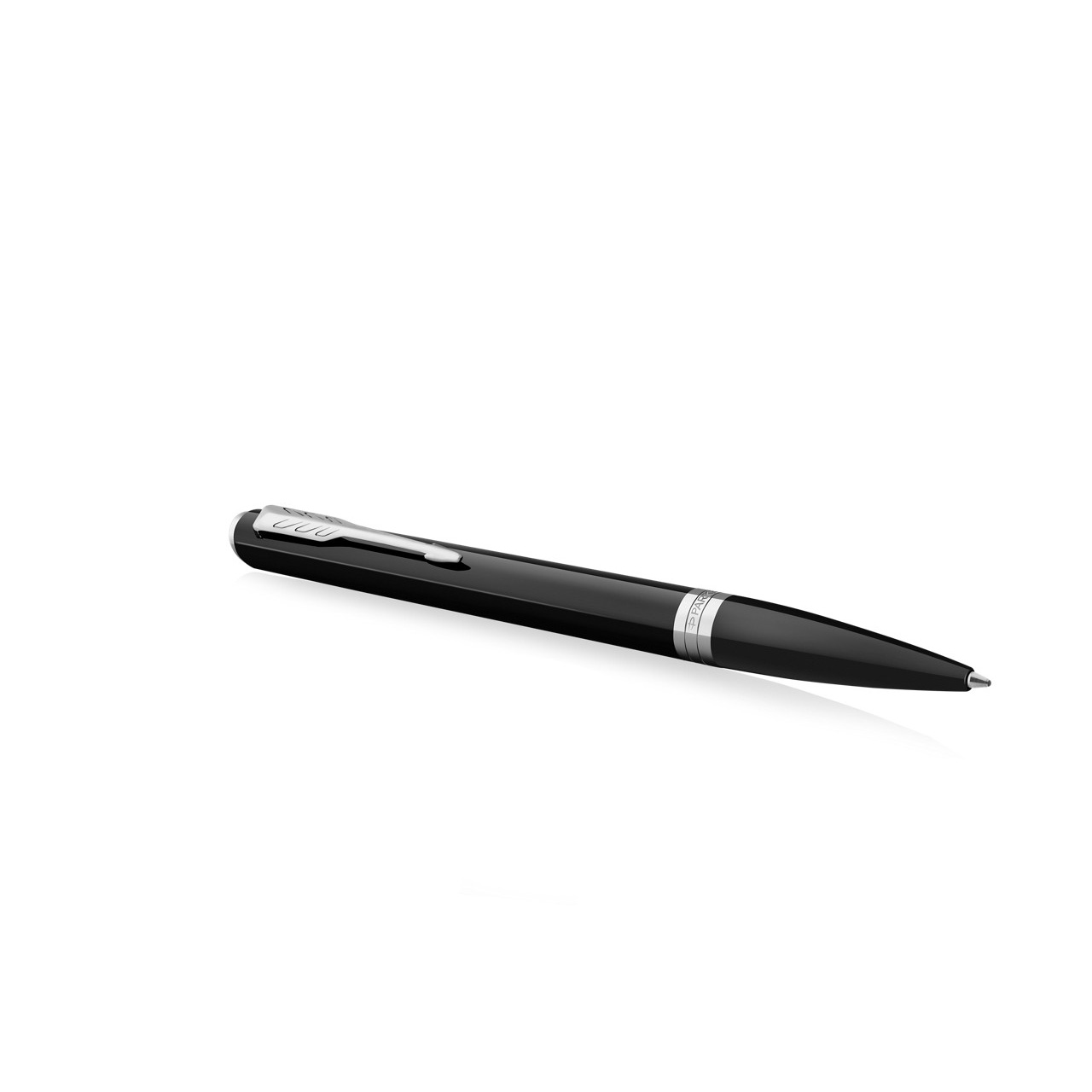 PARKER Meridian Balpen, Zwart Met Verchroomde Details - Afbeelding 4