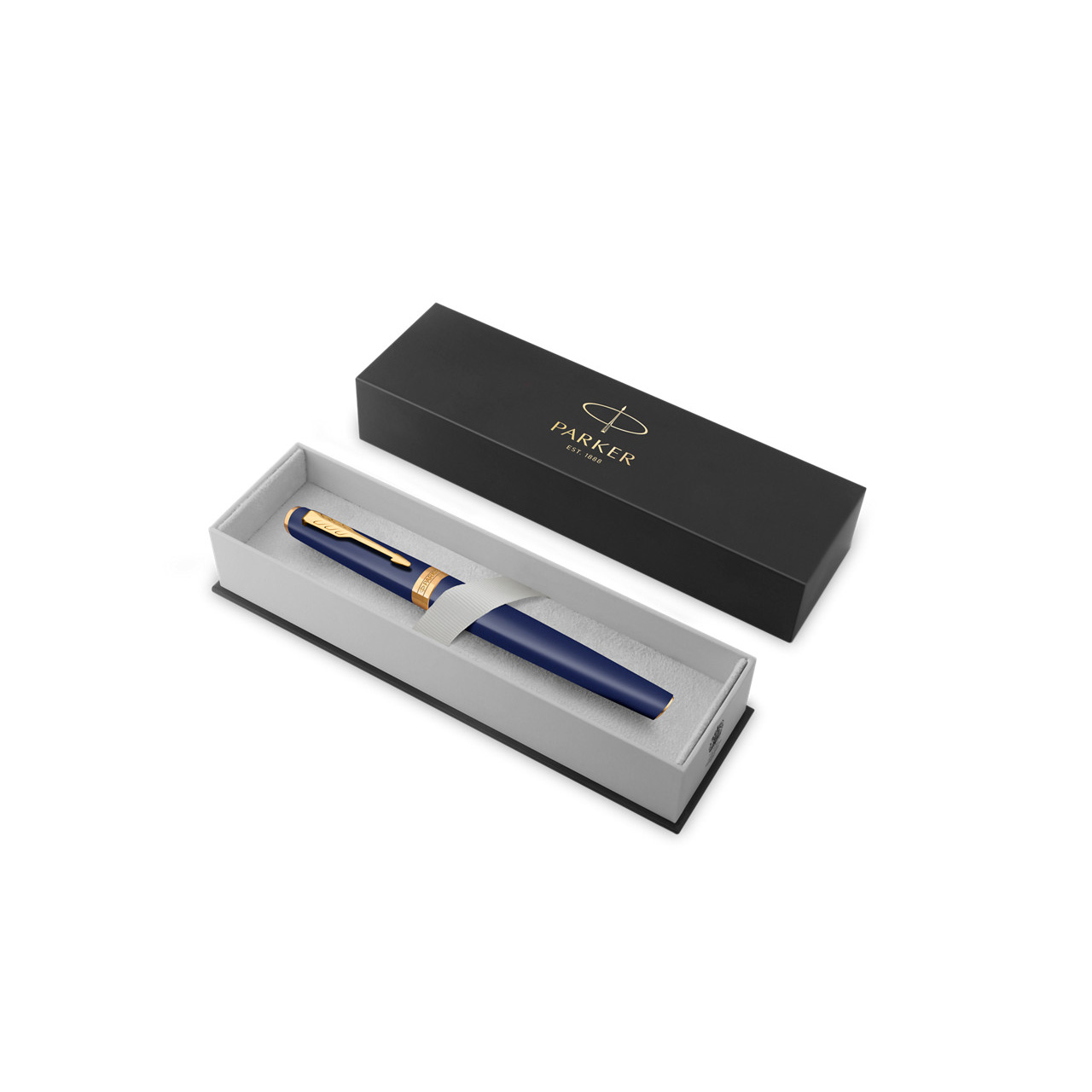 PARKER Meridian Vulpen, Blauw Met Gouden Details, Fijne Penpunt - Afbeelding 4