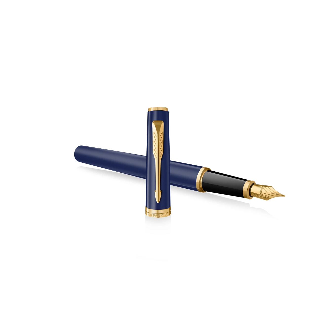 PARKER Meridian Vulpen, Blauw Met Gouden Details, Fijne Penpunt - Afbeelding 5
