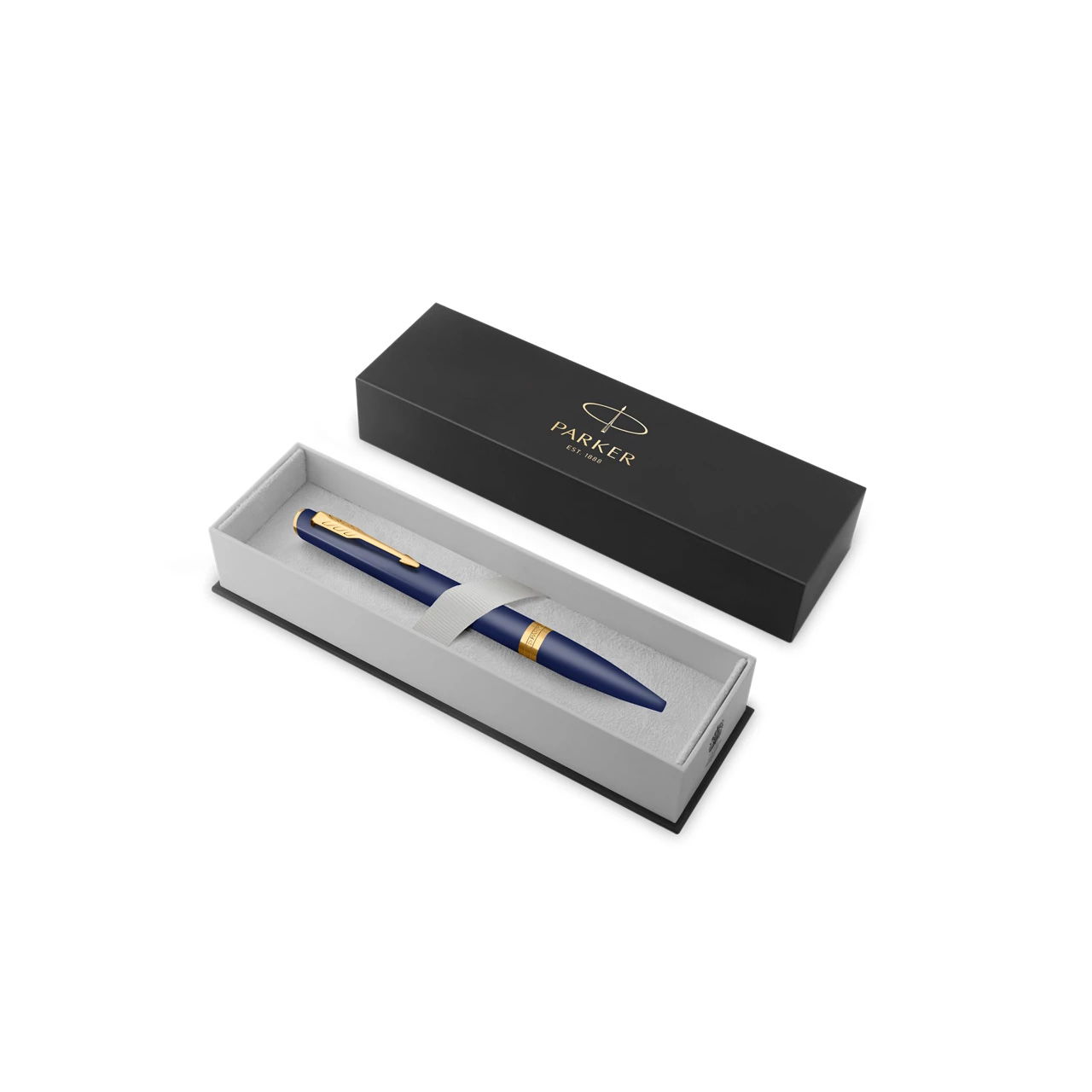 PARKER Meridian Balpen, Blauw Met Gouden Details - Afbeelding 3