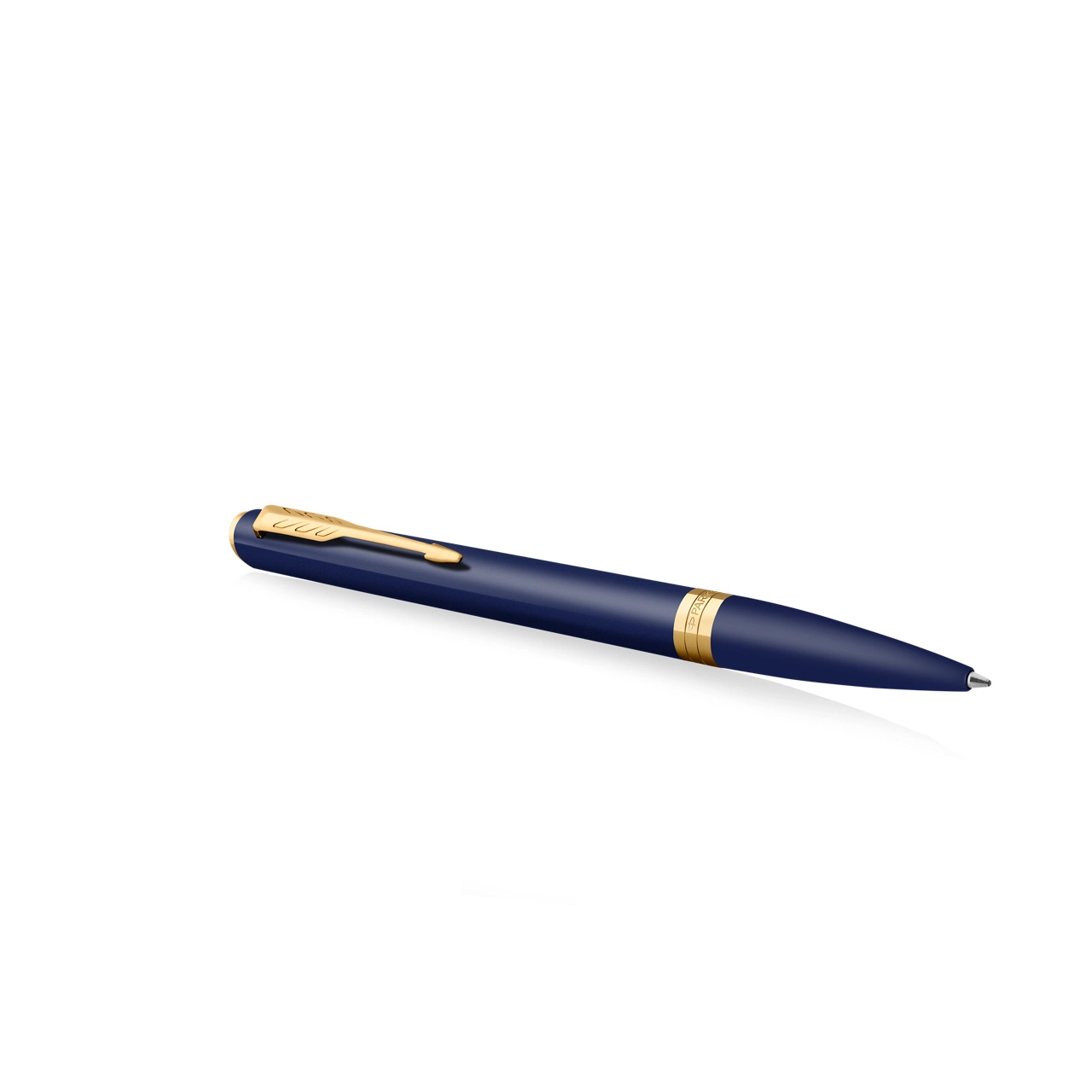 PARKER Meridian Balpen, Blauw Met Gouden Details - Afbeelding 4