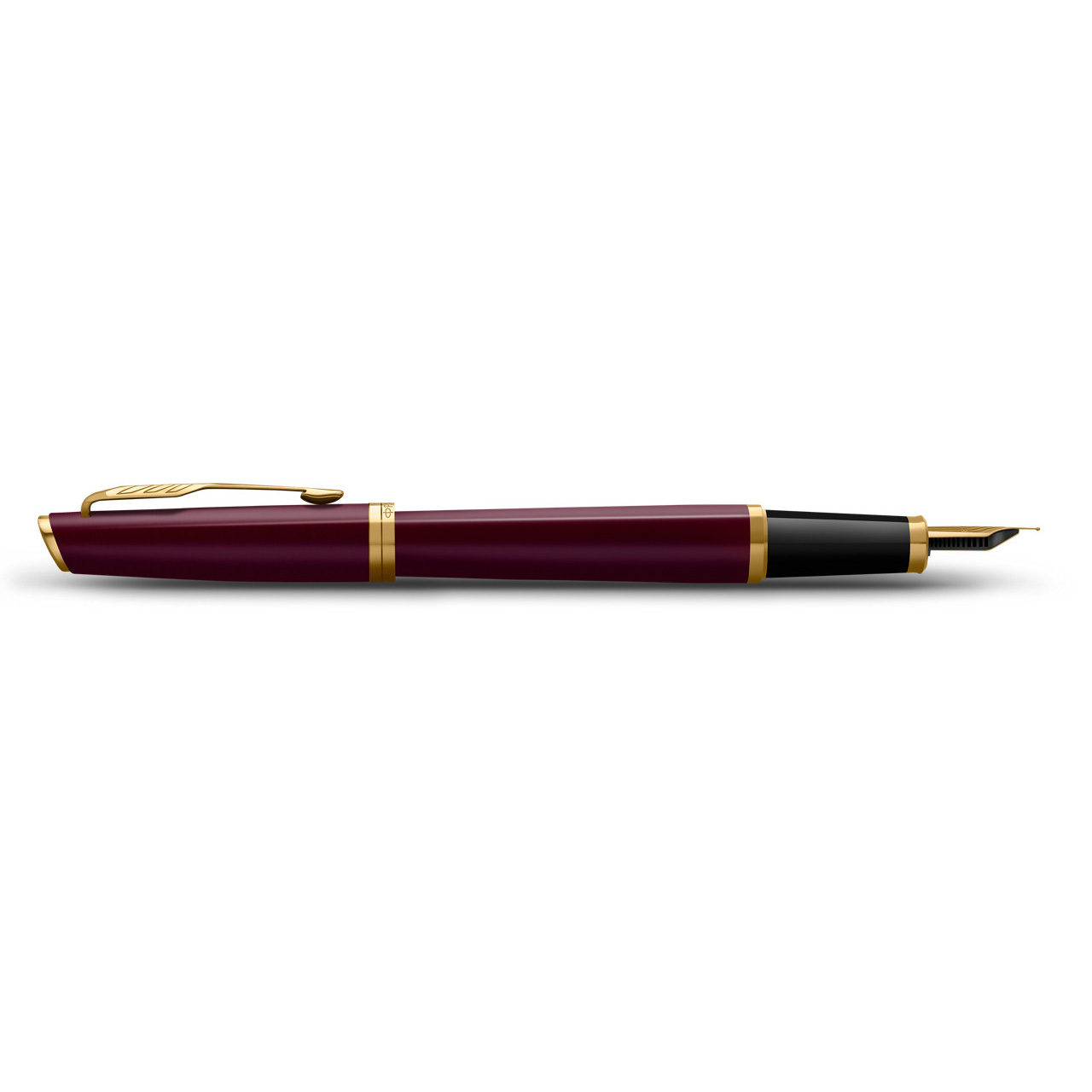 PARKER Meridian Vulpen, Rood Met Gouden Details, Medium Penpunt - Afbeelding 7