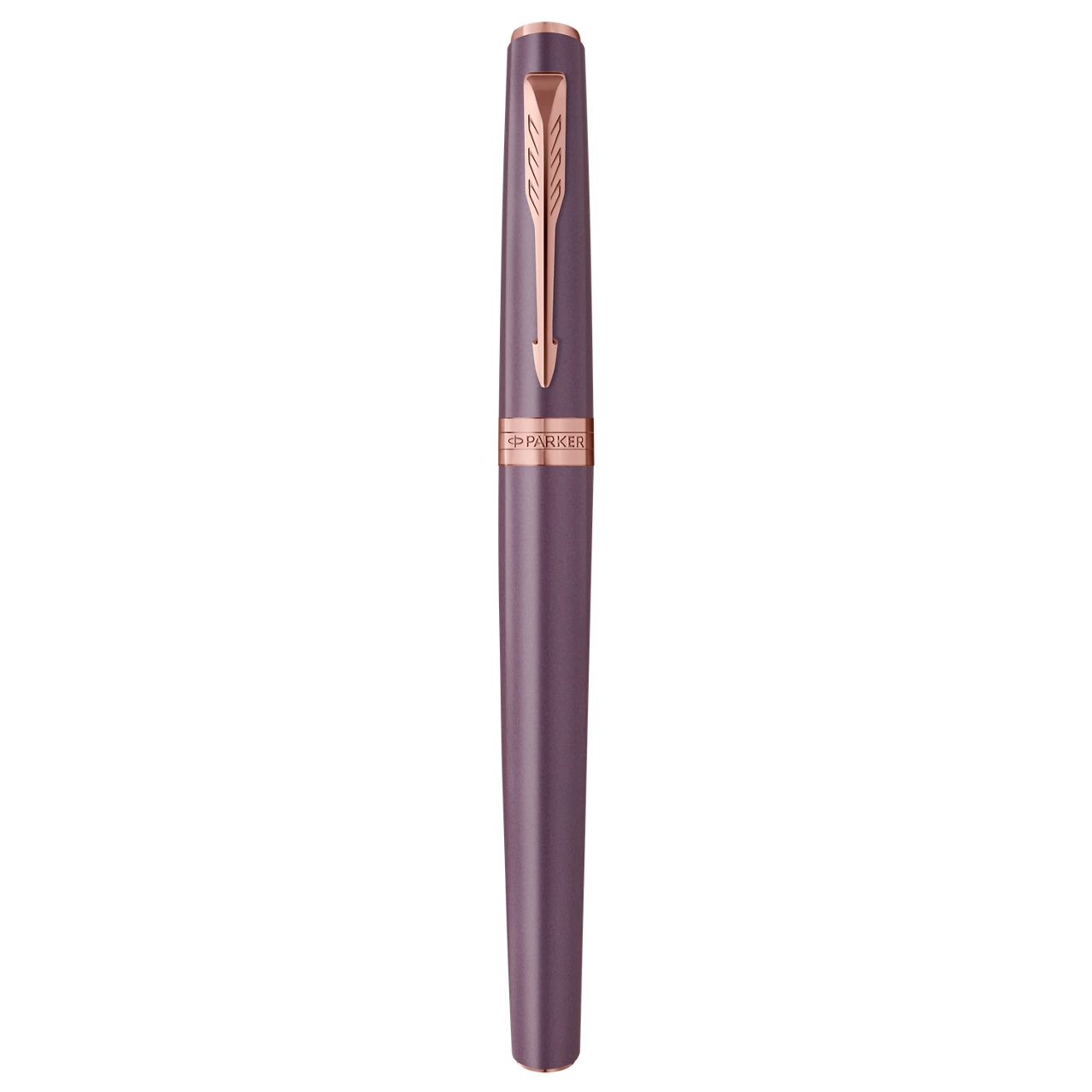 PARKER Meridian Vulpen, Paars Met Goudroze Details, Fijne Penpunt - Afbeelding 3