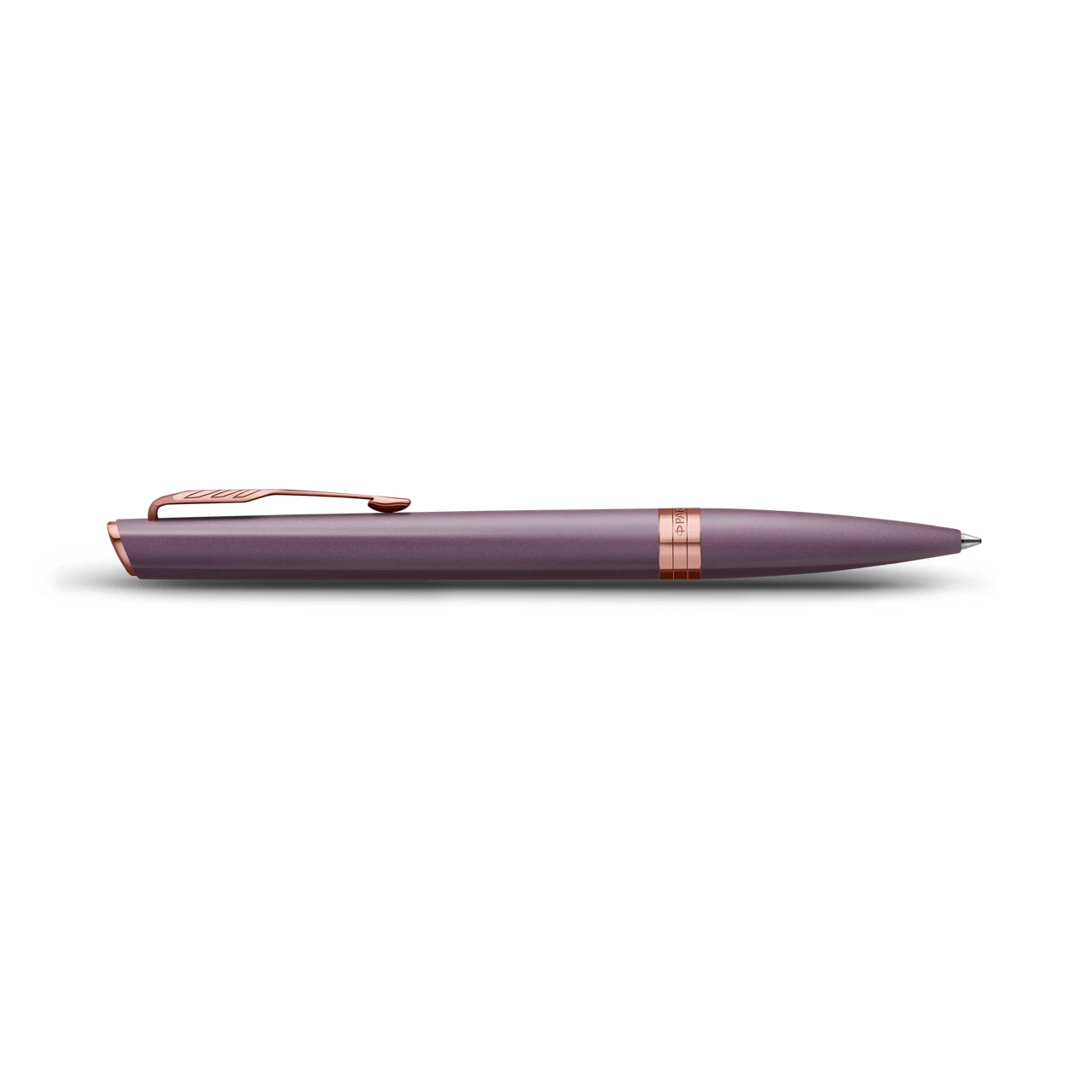 PARKER Meridian Balpen, Paars Met Goudroze Details - Afbeelding 4