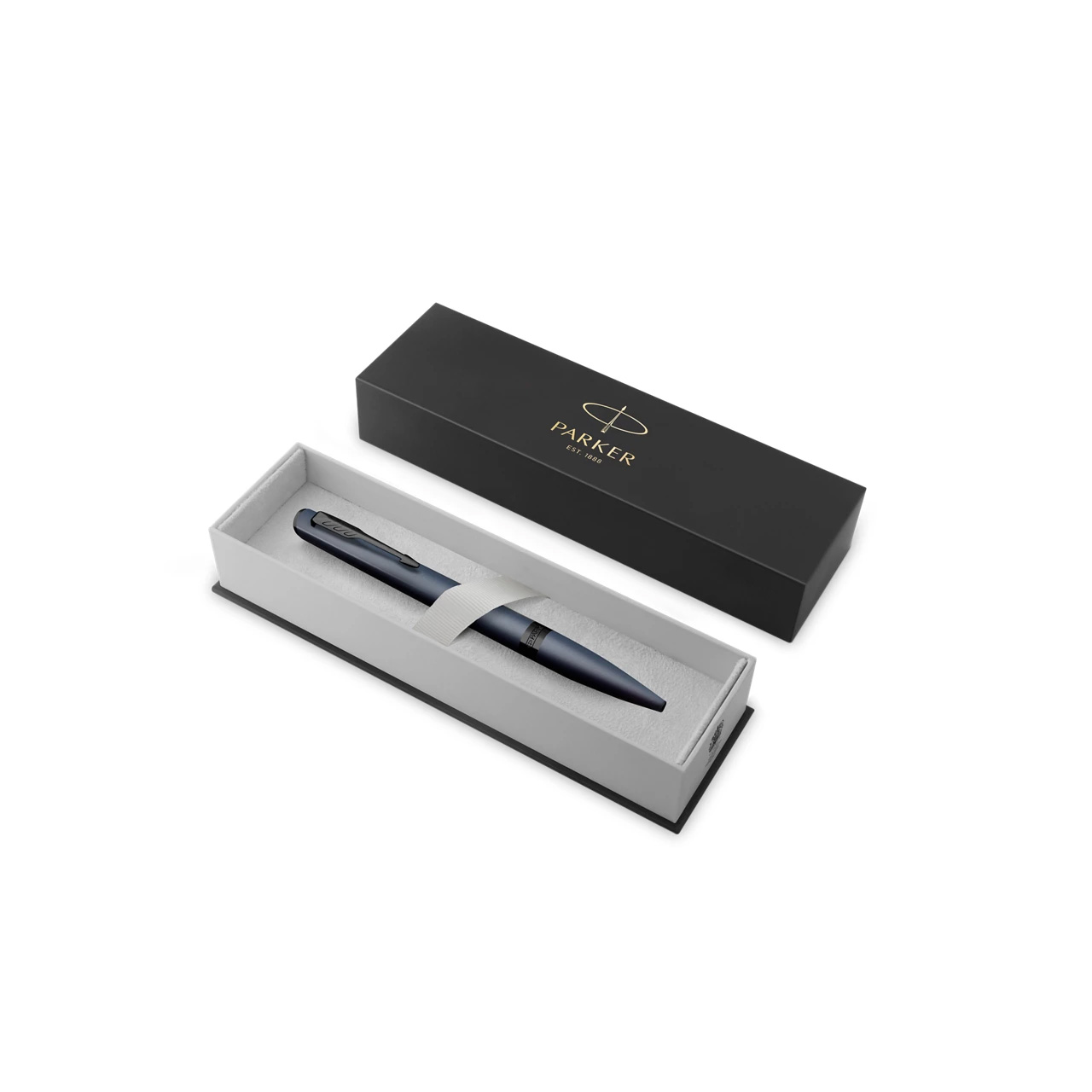 PARKER Meridian Balpen, Blauw Met Zwarte Details - Afbeelding 3