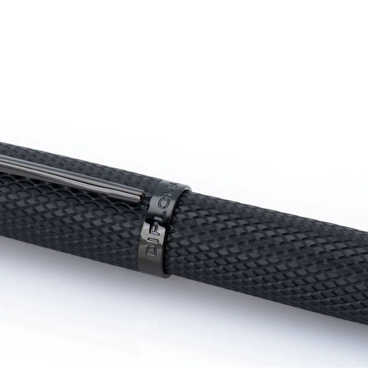 DIPLOMAT Viper Vulpen Met Guilloché-Patroon, Fijne/Medium Penpunt, Zwart - Afbeelding 4
