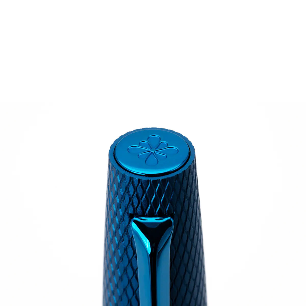 DIPLOMAT Viper Rollerbal Met Guilloché-Patroon, Blauw - Afbeelding 3
