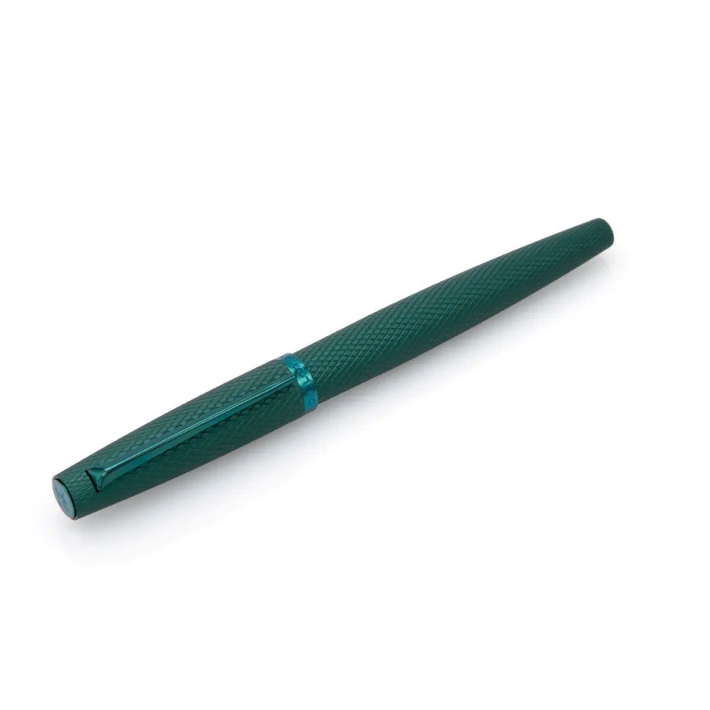 DIPLOMAT Viper Vulpen Met Guilloché-Patroon, Fijne/Medium Penpunt, Groen - Afbeelding 2