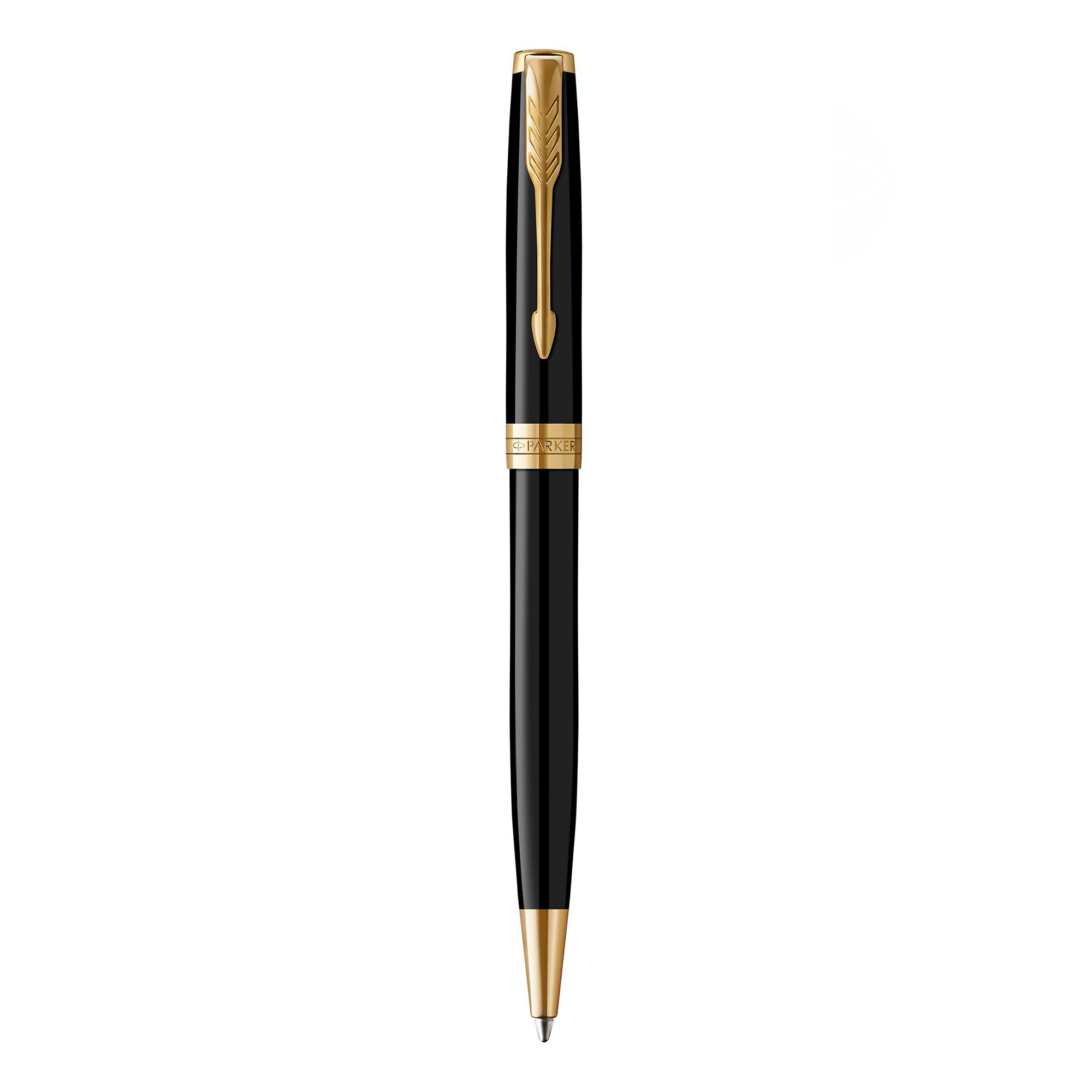 PARKER Sonnet Zwarte Lak Balpen met Gouden Details
